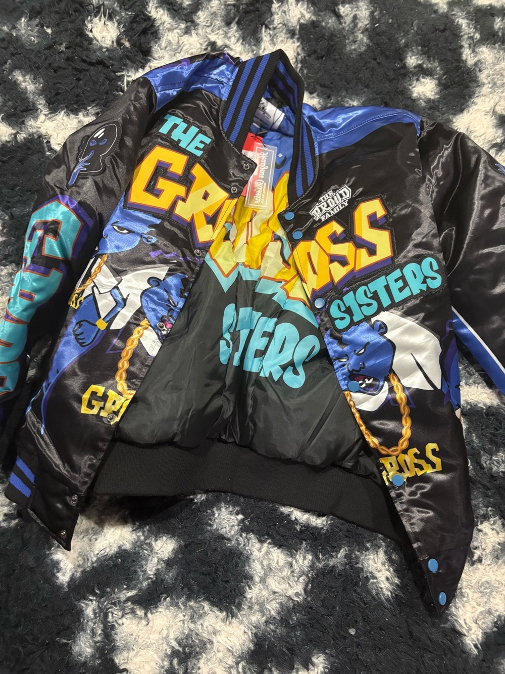 Graphic Bomber Jacket Proud Family
